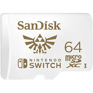 SanDisk 64GB microSDXC-Card, Licensed for Nintendo-Switch - SDSQXAT-064G-GNCZN