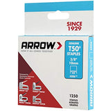 Arrow 506 Heavy Duty T50 3/8-Inch Staples for Upholstery, Construction, Furniture, Crafts, 1250-Pack