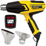 Wagner 0503070 FURNO 700 Digital Heat Gun, 2 Nozzles & Temperature Setting Ranging 125ᵒF to 1300ᵒF, Electric Heat Gun for Paint Removal, Bending PVC, Crafts and More