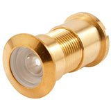 Prime-Line Products U 9896 Prime Line Door Viewer, 130 Deg, 15/16 in Dia, Die Cast/Glass Lens, 130º, Brass