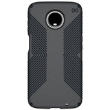 Speck Products Presidio Grip Motorola Moto Z3, Moto Z3 Play Case, Graphite Grey/Charcoal Grey (113671-5731)