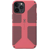 Speck Products CandyShell Pro Grip iPhone 12 Pro Max Case, Raspberry Kiss Red/Slate Grey (137609-9240)