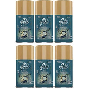 Glade Automatic Spray Refill - Limited Edition - Winter Collection 2017 - Warm Flannel Embrace - Net Wt. 6.2 OZ (175 g) Per Refill Can (6 Pack)