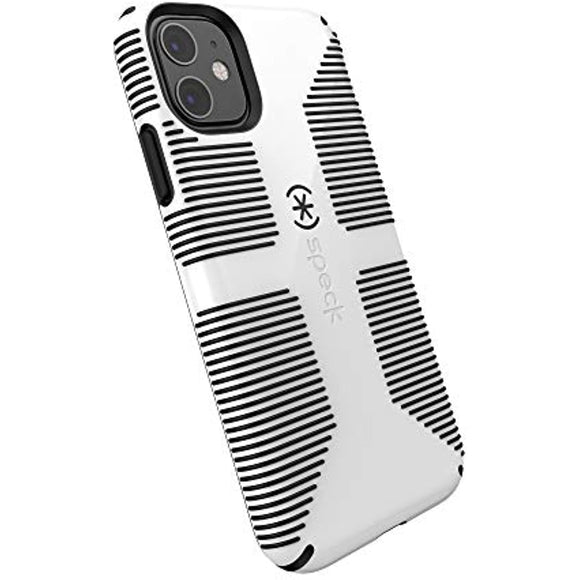Speck CandyShell Grip iPhone 11 Case, White/Black