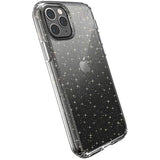 Speck iPhone 11 Pro Case - Presidio Clear + Glitter - Protective Ultra Thin Slim Hard Anti Scratch Cover - Clear/Glitter