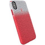 Speck Products CandyShell Fit iPhone Xs Max Case, Dolphin Grey Ombre Mercury Red/Mercury Red