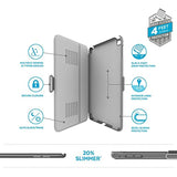 Speck Products 91905-5999 Balance FOLIO Case and Stand for 10.5" iPad Pro (2017) with Magnets, Stormy Grey/Charcoal Grey