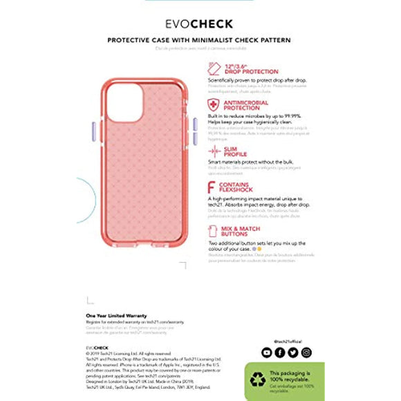 tech21 Evo Check for Apple iPhone 11 Pro Max with 12 ft. Drop Protection