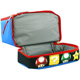SUPER MARIO Brothers Dual Compartment Soft Lunch Box, Blue/Red Toy, Multicolor, One Size