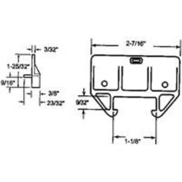 Slide-Co 222186 Drawer Track Guide and Glides
