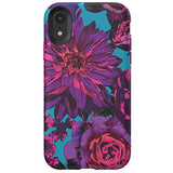Speck Products 132093-8736 Presidio Inked iPhone XR Case, Hyperbloom/Lipstick Pink