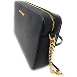 Michael Kors Jet Set Large East West Crossbody Black Saffiano