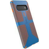 Speck Products CandyShell Grip Samsung Galaxy S10+ Case, Skydive Blue/Pumpkin Orange