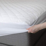 Quilted Mattress Pad - The Quilted Fabric is Comfortable and Thick Enough to Get a Restful Night Sleep. The Plush Mattress Topper Will Also Help Protect Your Mattress from Stains. (Queen)