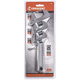 Crescent 3 Pc. Adjustable Wrench Set 6", 8" & 10" - AC3PC
