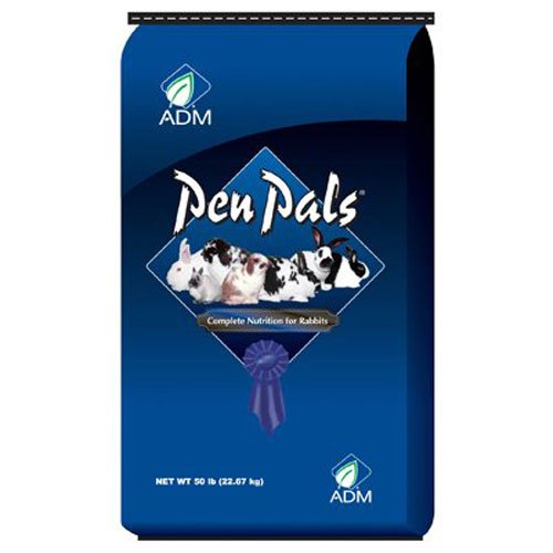 ADM ANIMAL NUTRITION 80034AAAE6 Rabbit Mini Pellet, 25 lb