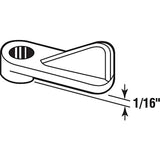 Slide-Co 1867 Screen Clips with Screws, 1/16 inch, Gray Plastic, 4-Pack