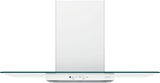 Cafe 36" Matte White Glass Canopy Chimney Wall Hood