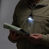 Nite Ize Moonlit LED Micro Lantern, Mini Swivel Light with Clip, White LED