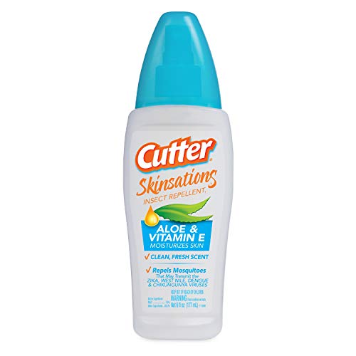 Cutter Skinsations Insect Repellent Pump Spray, 6-Ounce