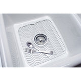 Rubbermaid White Twin Sink Mat 1295-06-WHT