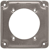Raco 813C 0.5 in. Rise Corner Square Box Cover - 4 in.