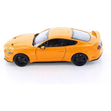 2018 Ford Mustang GT 5.0 Orange with Black Wheels 1/24 Diecast Model Car by Motormax 79352or