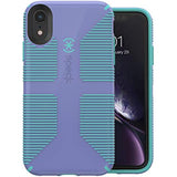 Speck Products CandyShell Grip iPhone Xs/iPhone X Case, Wisteria Purple/Mykonos Blue