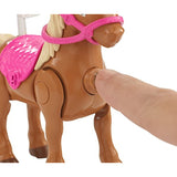 Barbie On The Go Caramel Pony and Doll