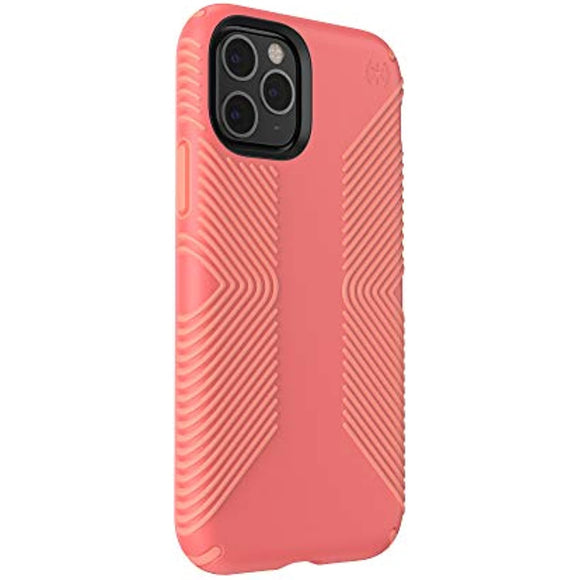 Speck Products 129892-8538 Presidio Grip iPhone 11 Pro Case, Parrot Pink/Papaya Pink