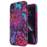 Speck Products 132093-8736 Presidio Inked iPhone XR Case, Hyperbloom/Lipstick Pink
