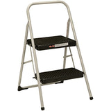Cosco 2-Step Household Folding Step Stool, Gray