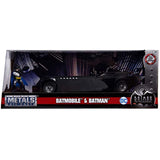 DC Comics 1:24 Batman Animated Series Batmobile Die-cast Car with 2.75" Batman Figure, Toys for Kids and Adults