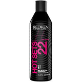 Redken Hot Sets 22 Thermal Setting Mist | For All Hair Types | Protects Against Heat Damage | Refill Size | 16.9 Fl Oz