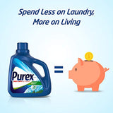 Purex Liquid Laundry Detergent, Natural Elements Linen & Lilies, 2X Concentrated, 110 Loads, 82.5 Fl Oz