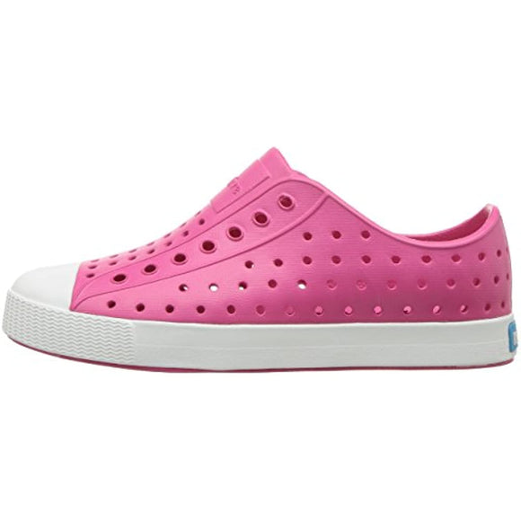 Native Shoes, Jefferson, Kids Shoe, Hollywood Pink/Shell White, 1 M US Little Kid