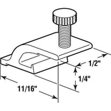 Prime-Line PL 7953 Self Locking Storm Door Panel Clips with Thumbscrews, 1/4" (Pack of 8)