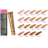 Dermacol Full Coverage Foundation | Long Lasting Waterproof Makeup Cover Cream SPF30 | Hypoallergenic & Light Weight Liquid | Tattoo, Acne, Spots, Under-eye Skin Cover-up | Natural Matte Finish 30g | 221