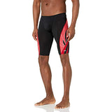 TYR S Men's Phoenix Splice Jammer Swimsuit (Black/Red, 36)