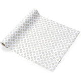 Con-Tact Brand Grip Prints Durable Non-Adhesive Non-Slip Shelf and Drawer Liner, 18'' x 4', Talisman Pale Grey