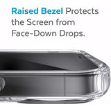 Speck Products Presidio Perfect Clear + MagSafe iPhone 12 Pro Max Case, Clear/Clear