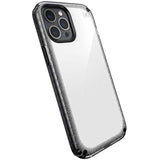Speck Products Presidio2 Armor Cloud iPhone 12 Pro Max Case, Clear/Black/White Hot/Black/Black (138497-9254)