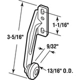 Slide-Co 22797 Right Hand Drawer Track Roller, 13/16", Mill