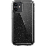 Speck Products Gemshell Glitter iPhone 12 Mini Case, Clear/Clear with Gold