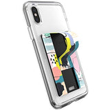 Speck Products GrabTab Cell Phone Holder and Stand, Works With Most Cell Phones, Cases, PaintSplatter Lime