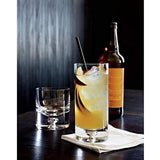 Highball Glasses Set of 4 - Lead-Free Crystal Clear Drinking Glasses, Elegant Glass Cups with Bubble for Water, Wine, Beer, Cocktails and Mixed Drinks