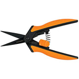 Fiskars 399241-1002 Micro-Tip Pruning Snips, Non-Stick Blades, 2 Count, Orange