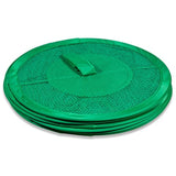 5 Tier Storage Organizer - 12" X 59" - Hang in Your Children’s Room or Closet for a Fun Way to Organize Kids Toys or Store Gloves, Shawls, Hats and Mittens. Attaches Easily to Any Rod. (Green)