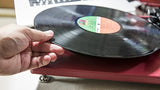 ION Audio Compact LP | Space-Efficient 3-Speed USB Conversion Turntable (Burgundy Leather-Styled)
