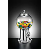 Le'raze Elegant Candy Dispenser, Gumball Machine with Silver Top. Holds Snack, Candy, Nuts, and Gumball's.